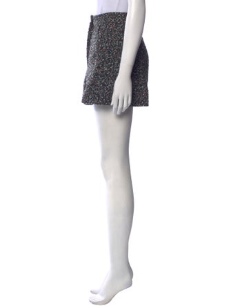 Sandro Printed Mini Shorts