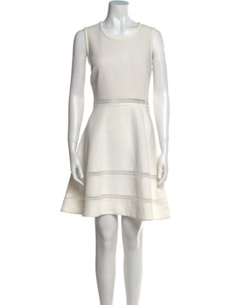 Sandro Scoop Neck Mini Dress