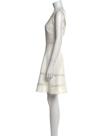 Sandro Scoop Neck Mini Dress