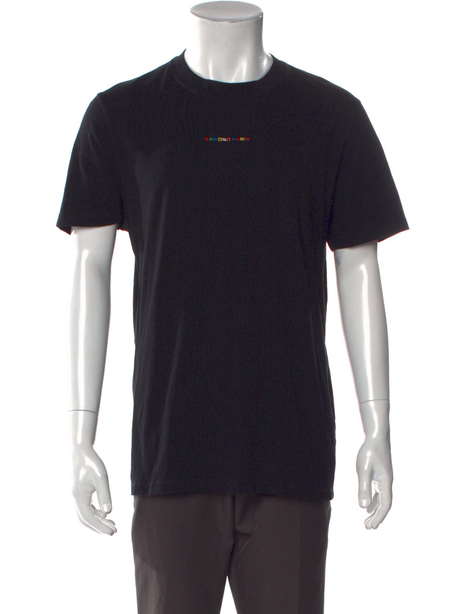 Sandro Graphic Print Short Sleeve Shirt