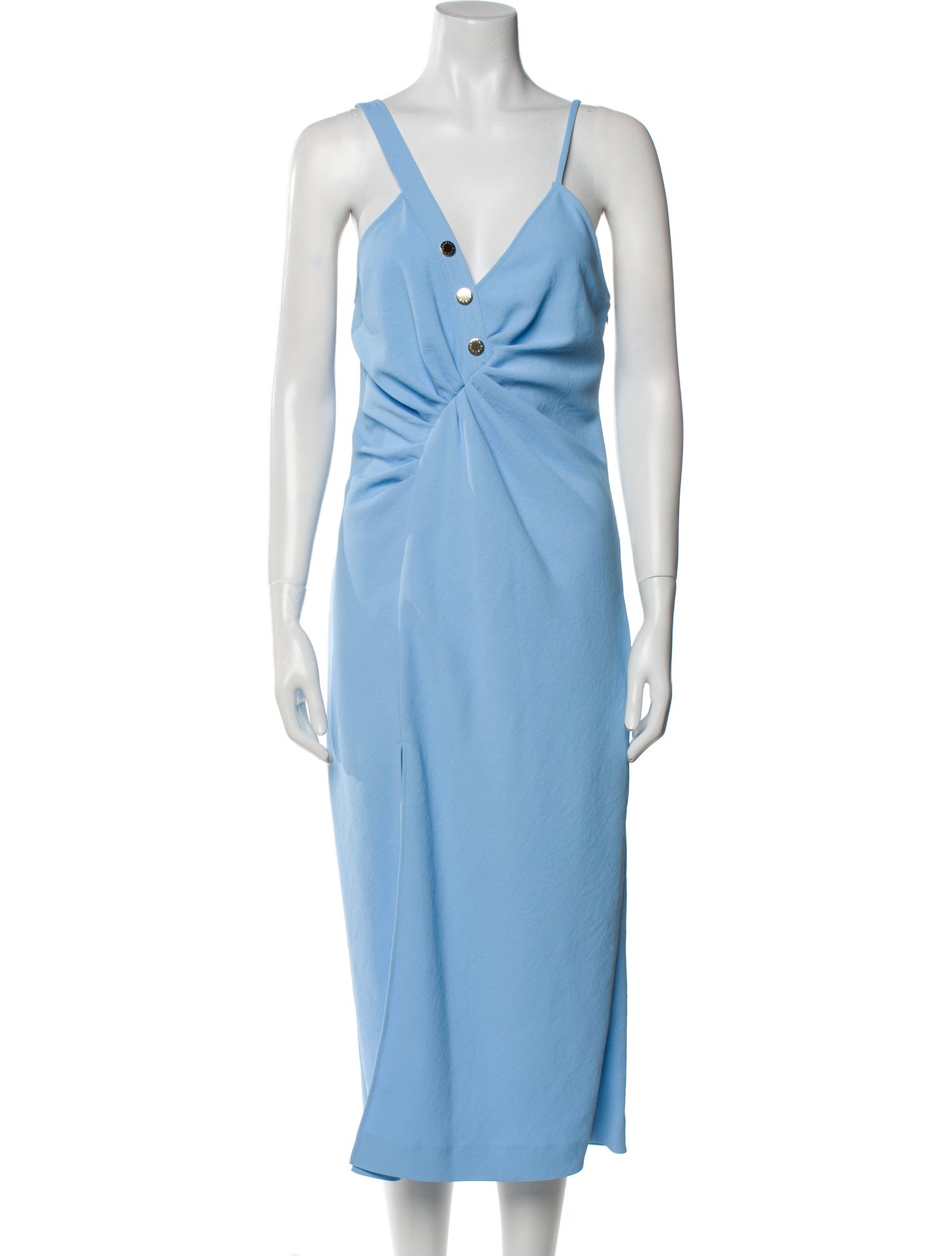 Sandro V-Neck Long Dress