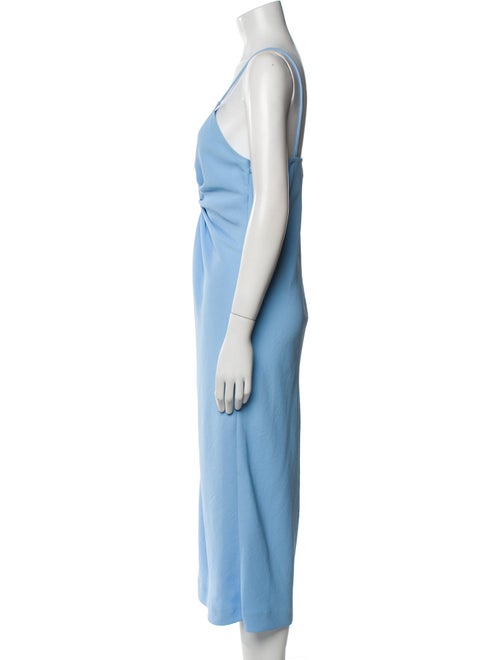 Sandro V-Neck Long Dress