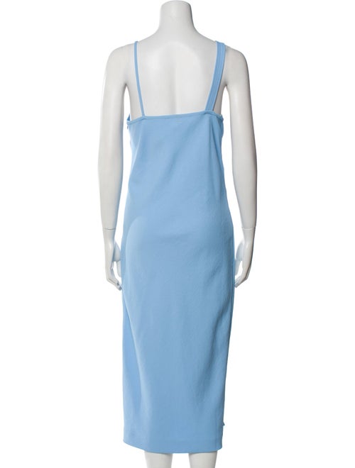 Sandro V-Neck Long Dress