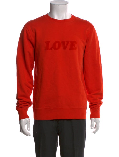 Sandro Graphic Print Crew Neck Sweatshirt