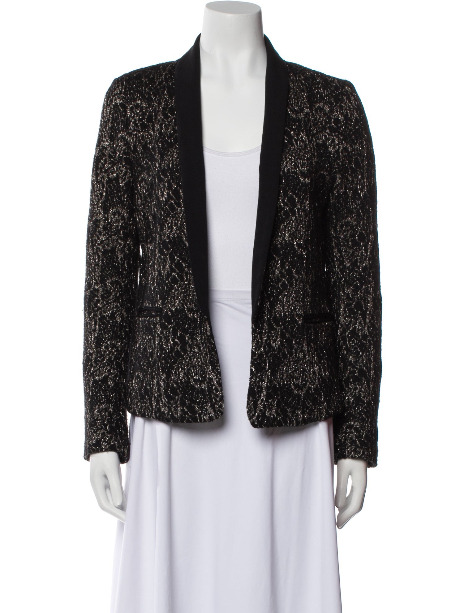 Sandro Printed Blazer