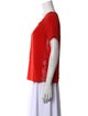 Sandro Silk Scoop Neck T-Shirt