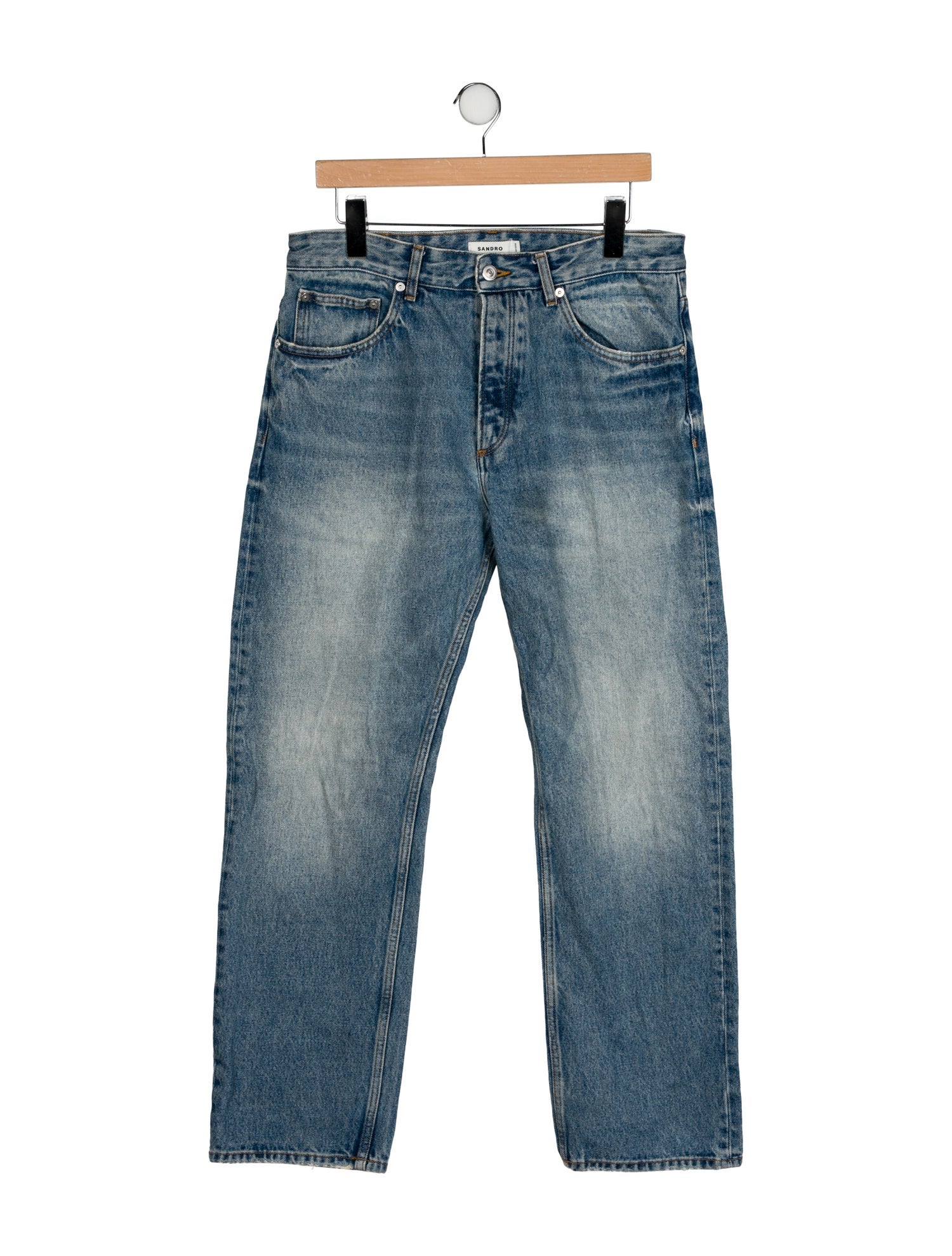 Sandro Straight-Leg Jeans
