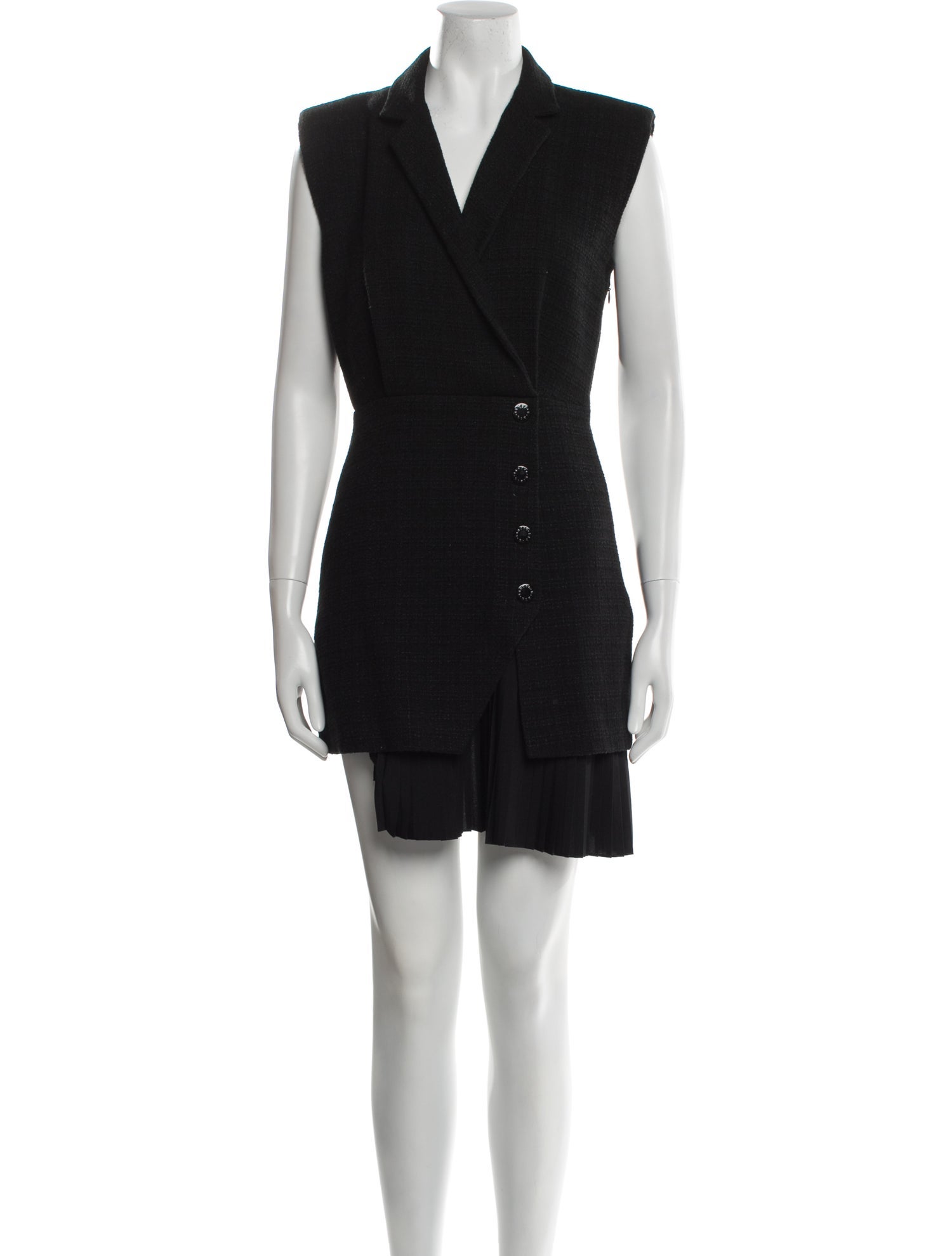 Sandro V-Neck Mini Dress