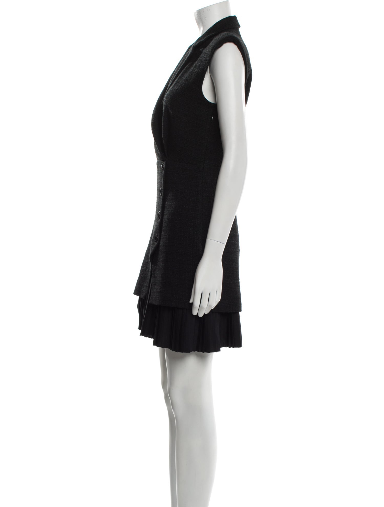 Sandro V-Neck Mini Dress