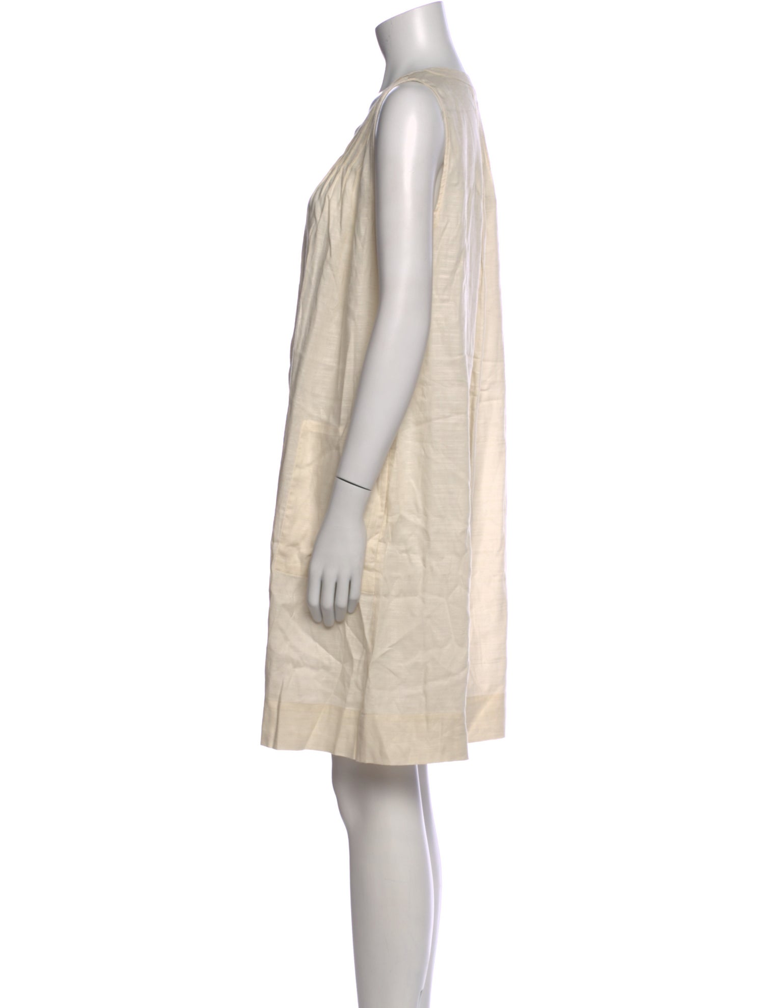 Sandro Scoop Neck Mini Dress