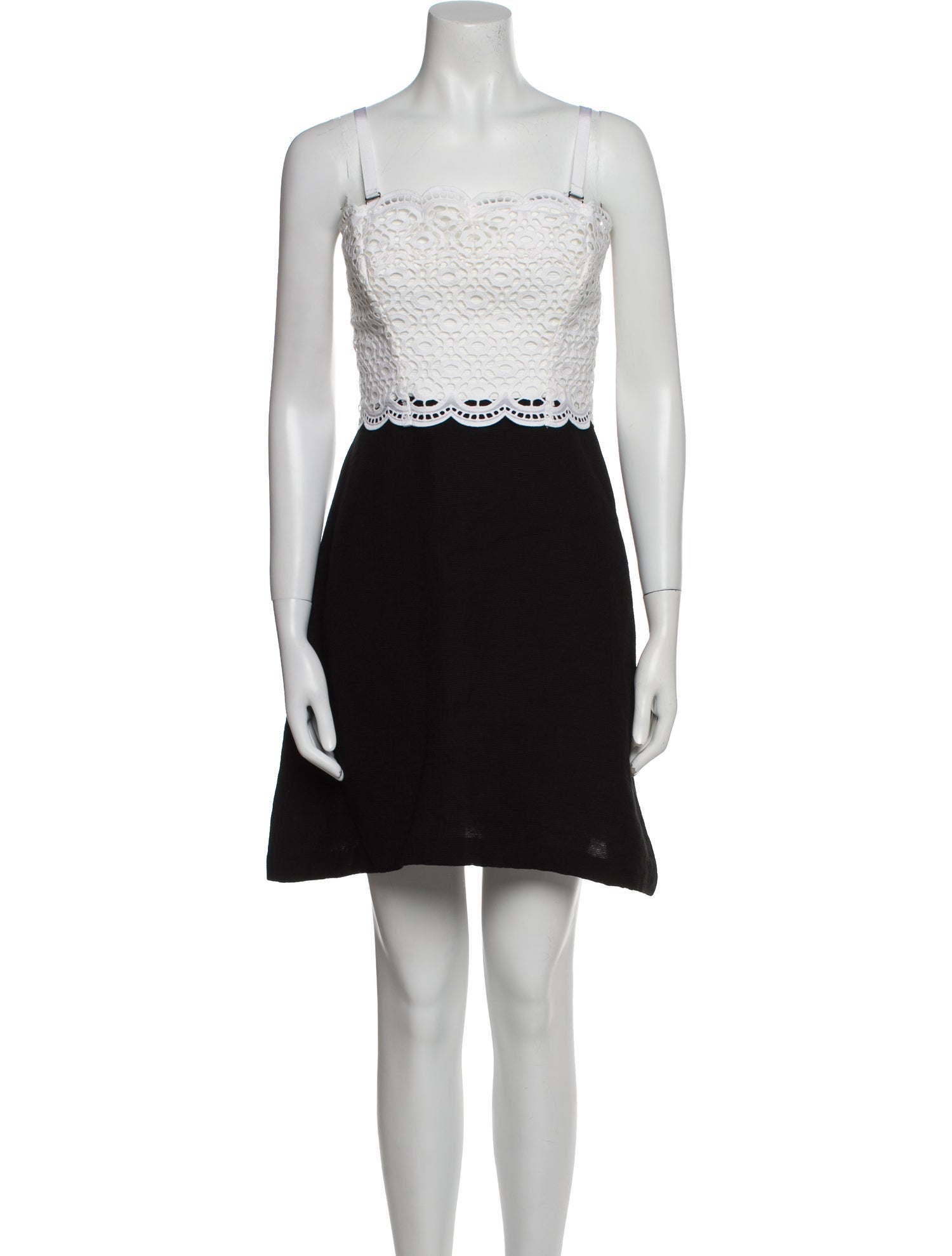 Sandro Colorblock Pattern Mini Dress