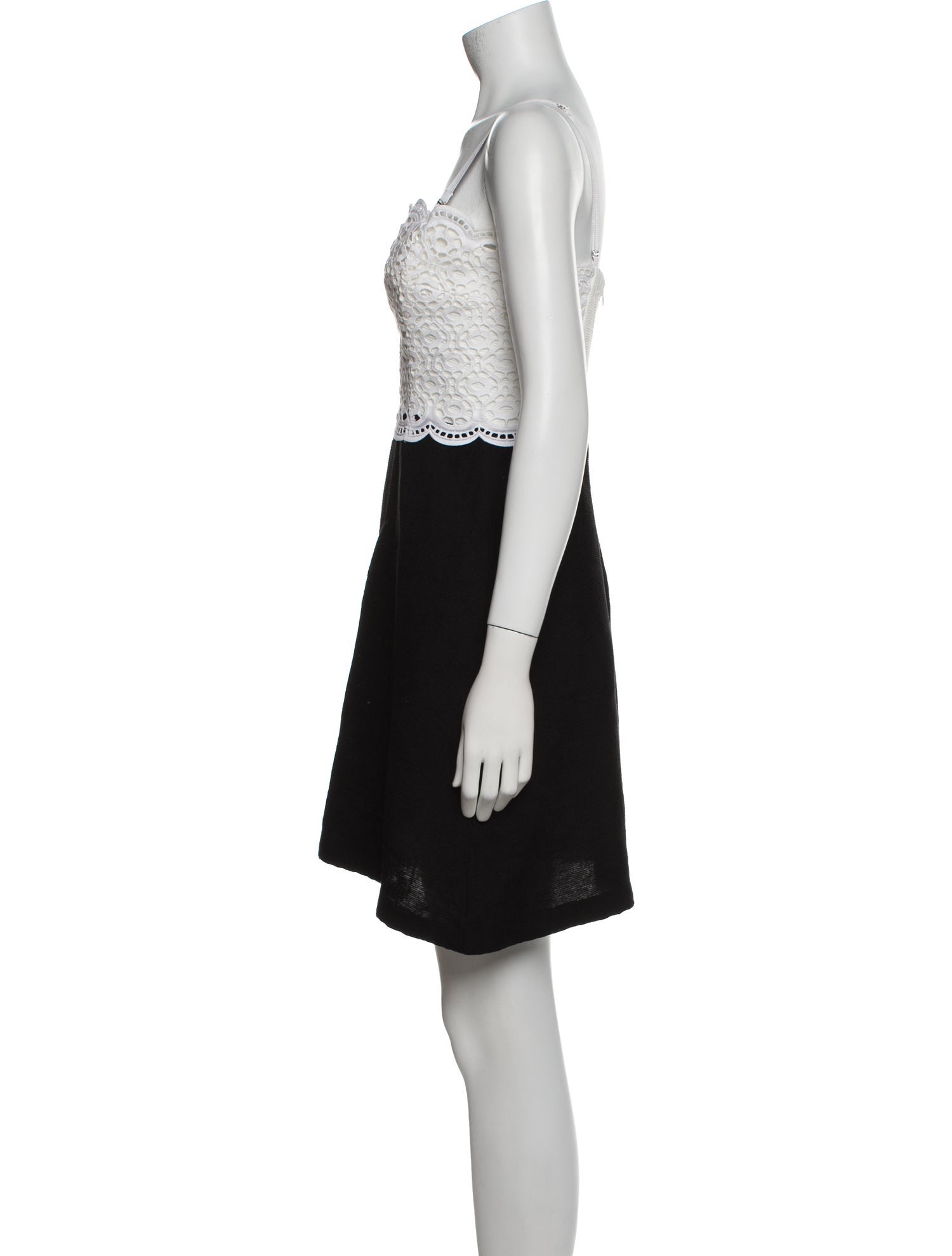 Sandro Colorblock Pattern Mini Dress