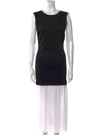 Sandro Crew Neck Long Dress