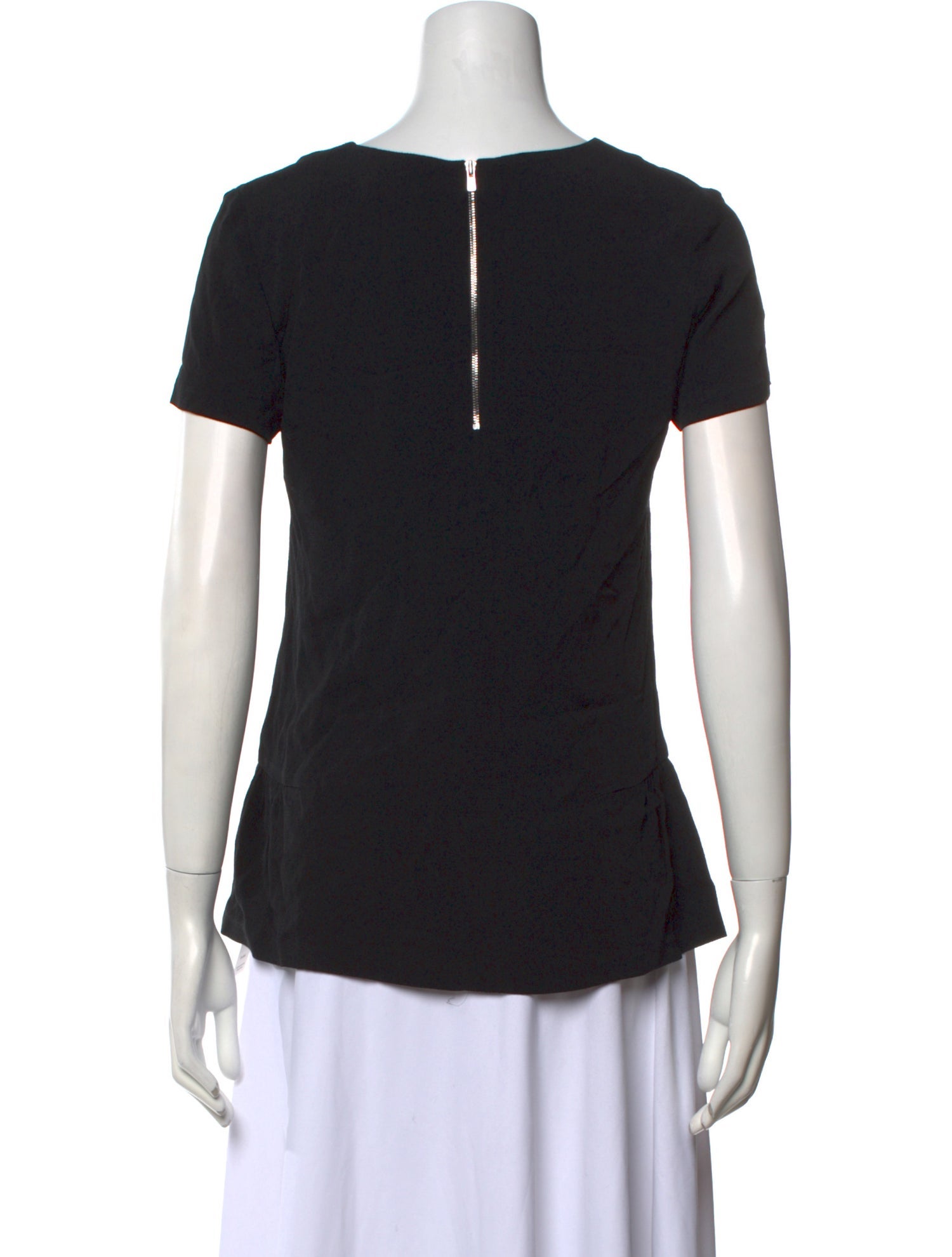 Sandro Cowl Neck Short Sleeve T-Shirt