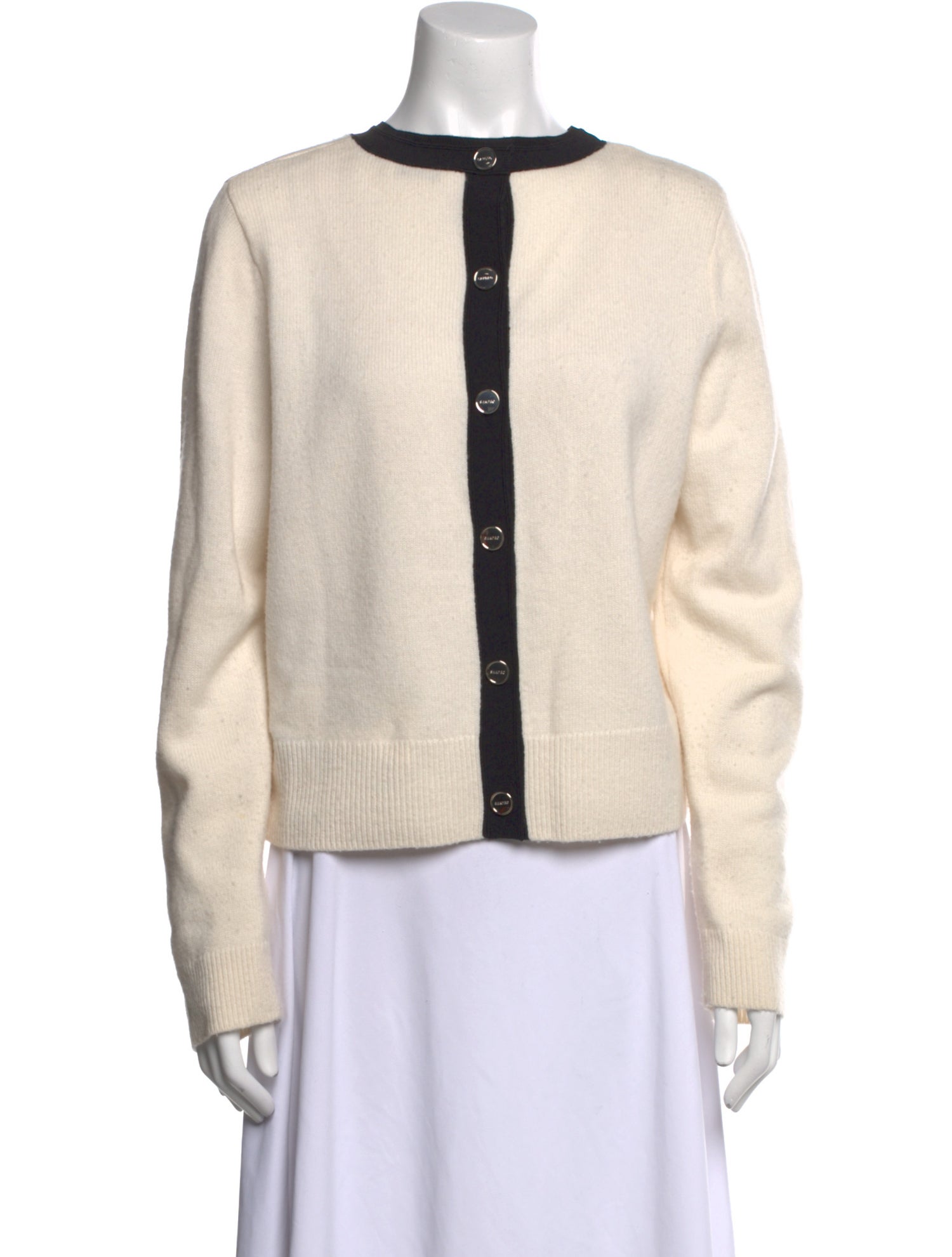 Sandro Wool Colorblock Pattern Sweater