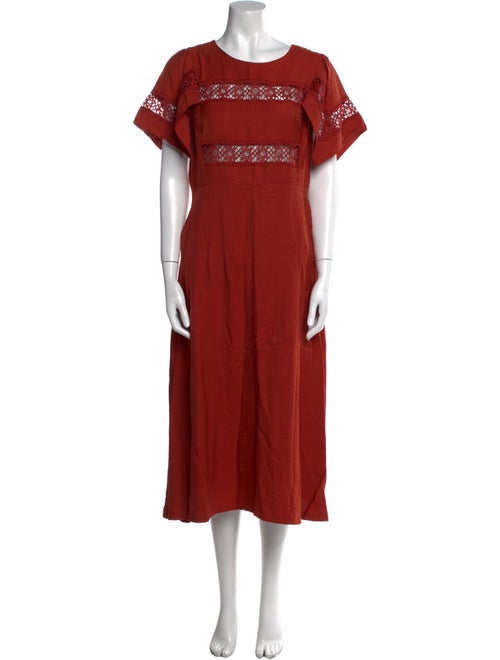 Sandro Linen Long Dress