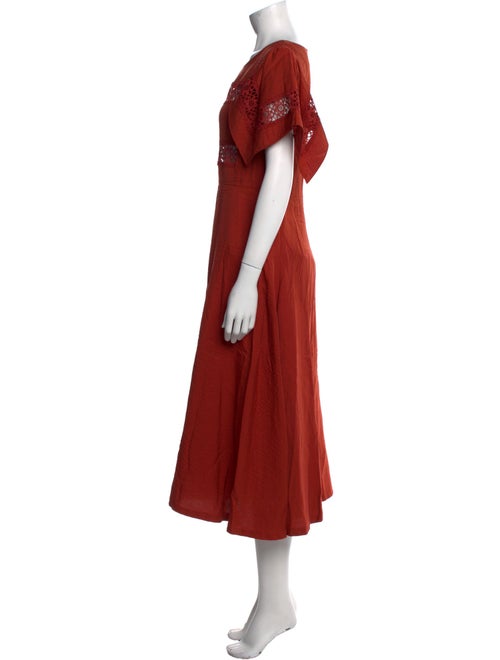Sandro Linen Long Dress