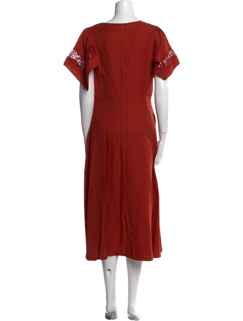 Sandro Linen Long Dress