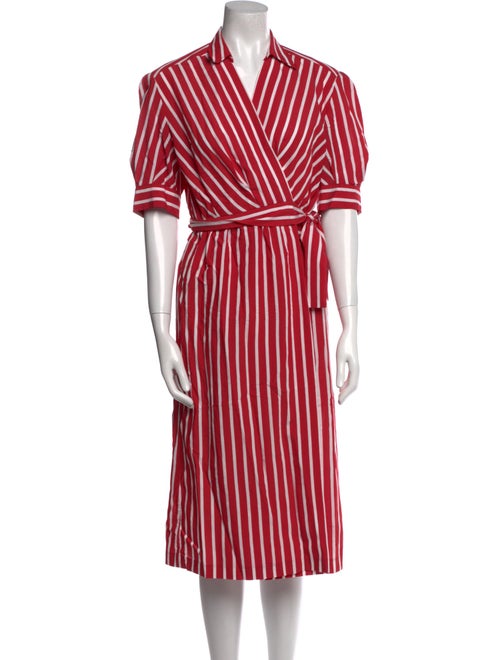 Sandro Striped Long Dress