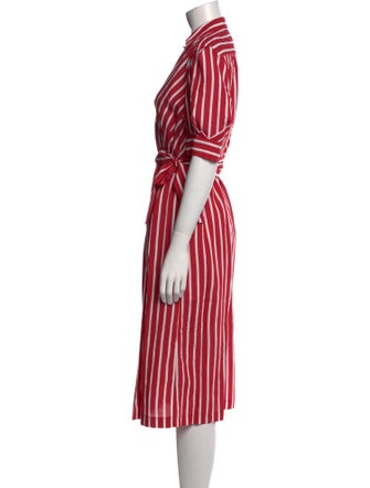 Sandro Striped Long Dress