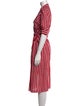 Sandro Striped Long Dress