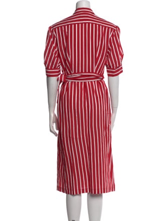 Sandro Striped Long Dress