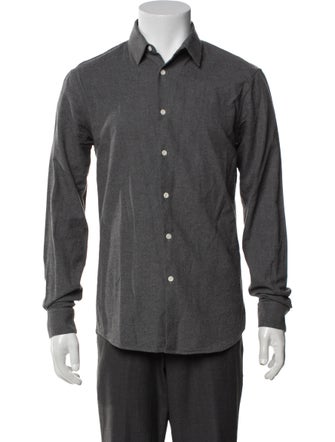 Sandro Long Sleeve Denim Shirt