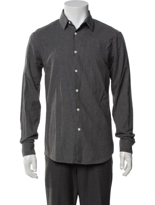 Sandro Long Sleeve Denim Shirt