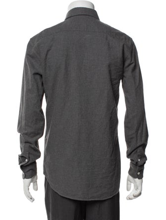 Sandro Long Sleeve Denim Shirt