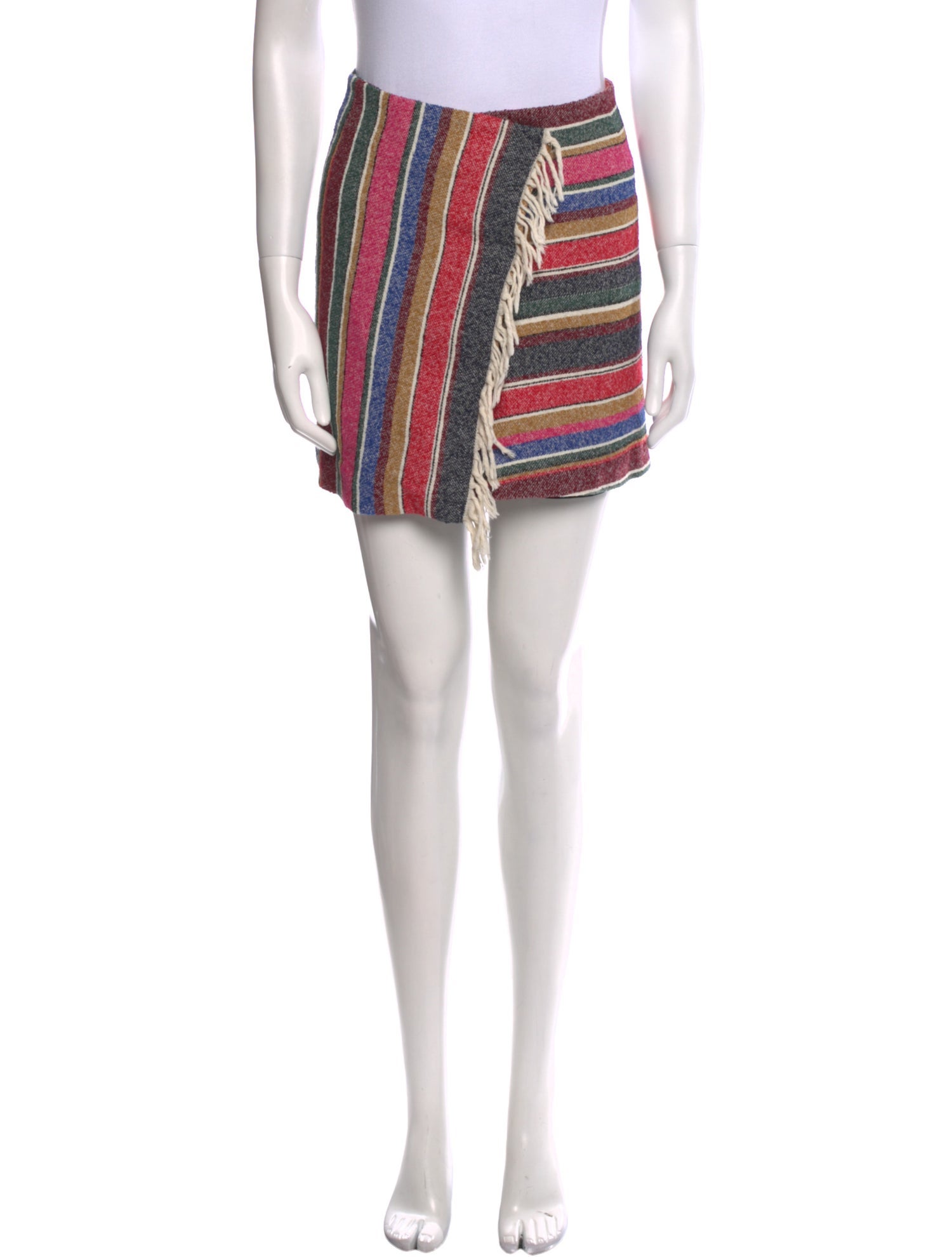 Sandro Striped Mini Skirt