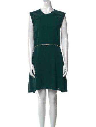 Sandro Crew Neck Long Dress