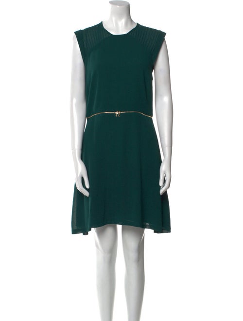 Sandro Crew Neck Long Dress