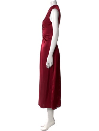Sandro Mock Neck Long Dress