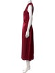 Sandro Mock Neck Long Dress