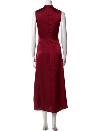 Sandro Mock Neck Long Dress