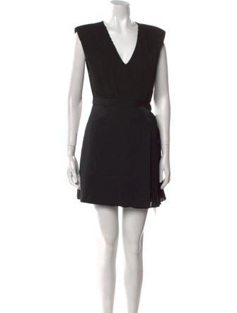 Sandro V-Neck Mini Dress