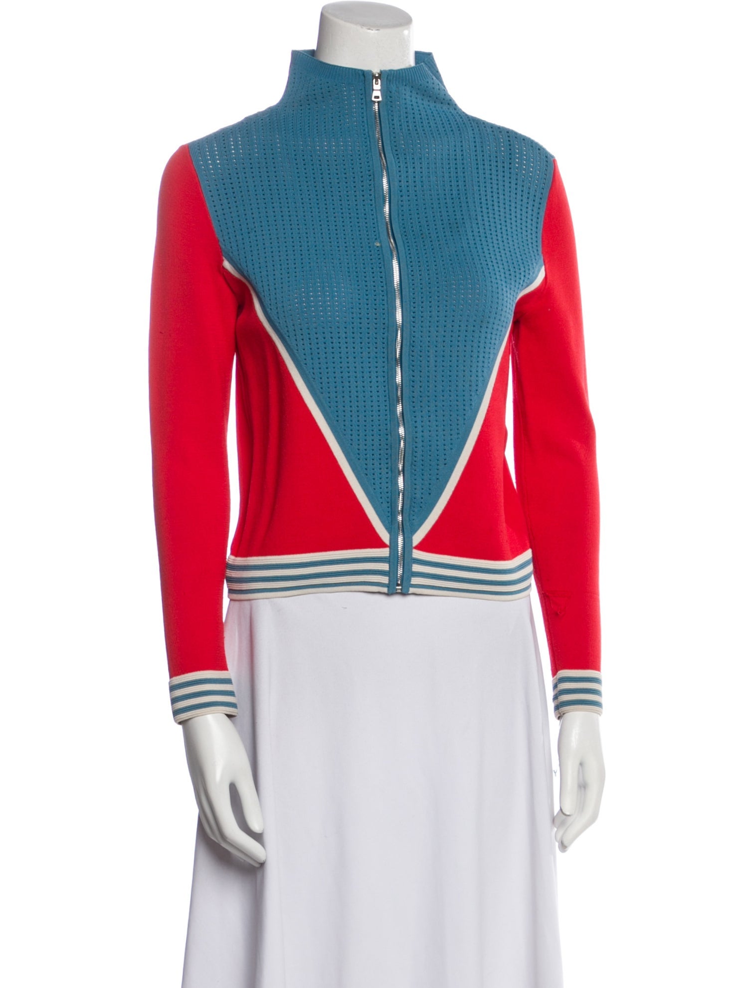 Sandro Colorblock Pattern Jacket