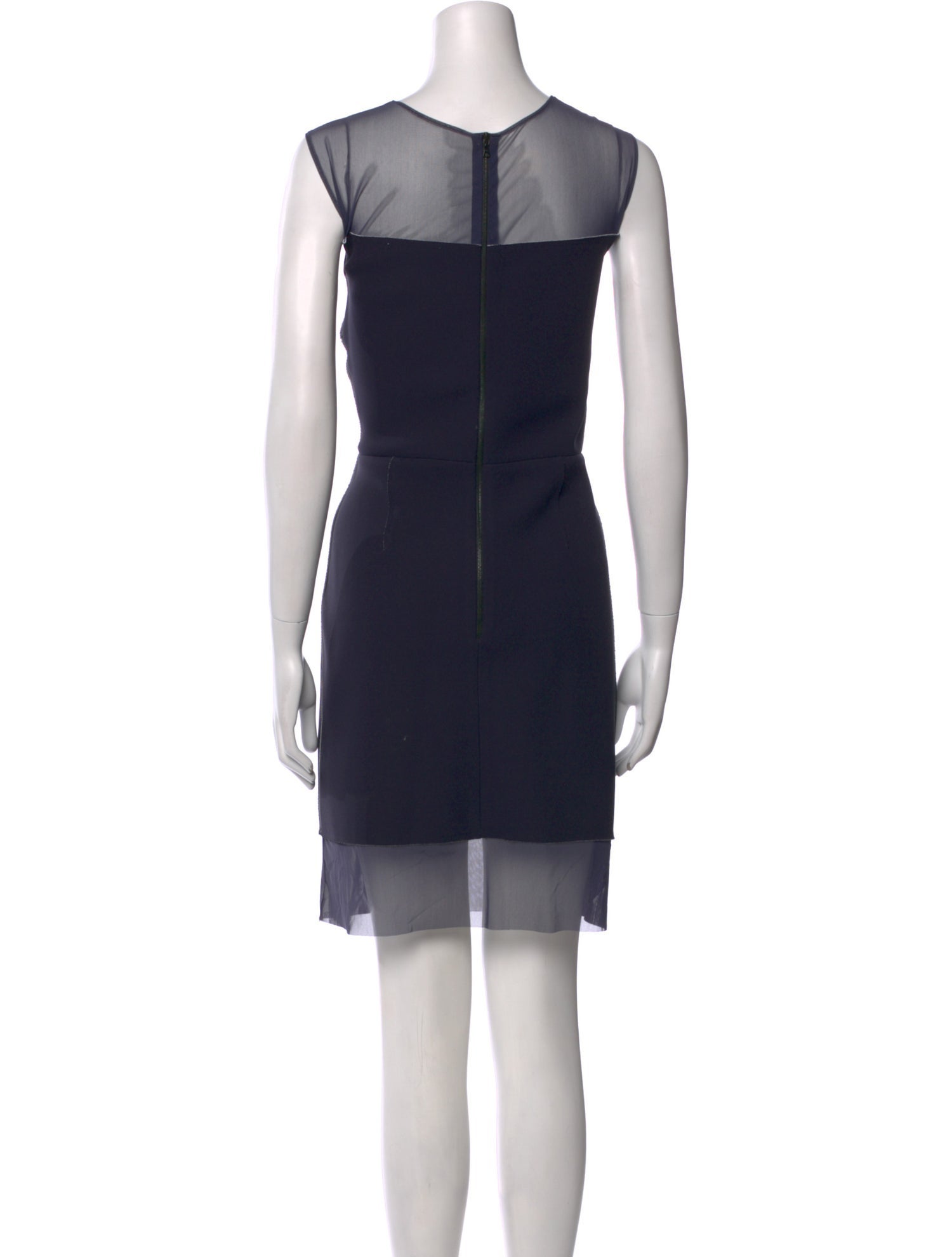 Sandro Crew Neck Mini Dress