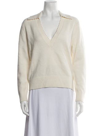 Sandro Wool V-Neck Sweater