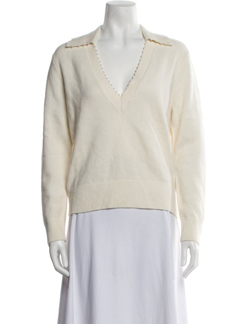 Sandro Wool V-Neck Sweater