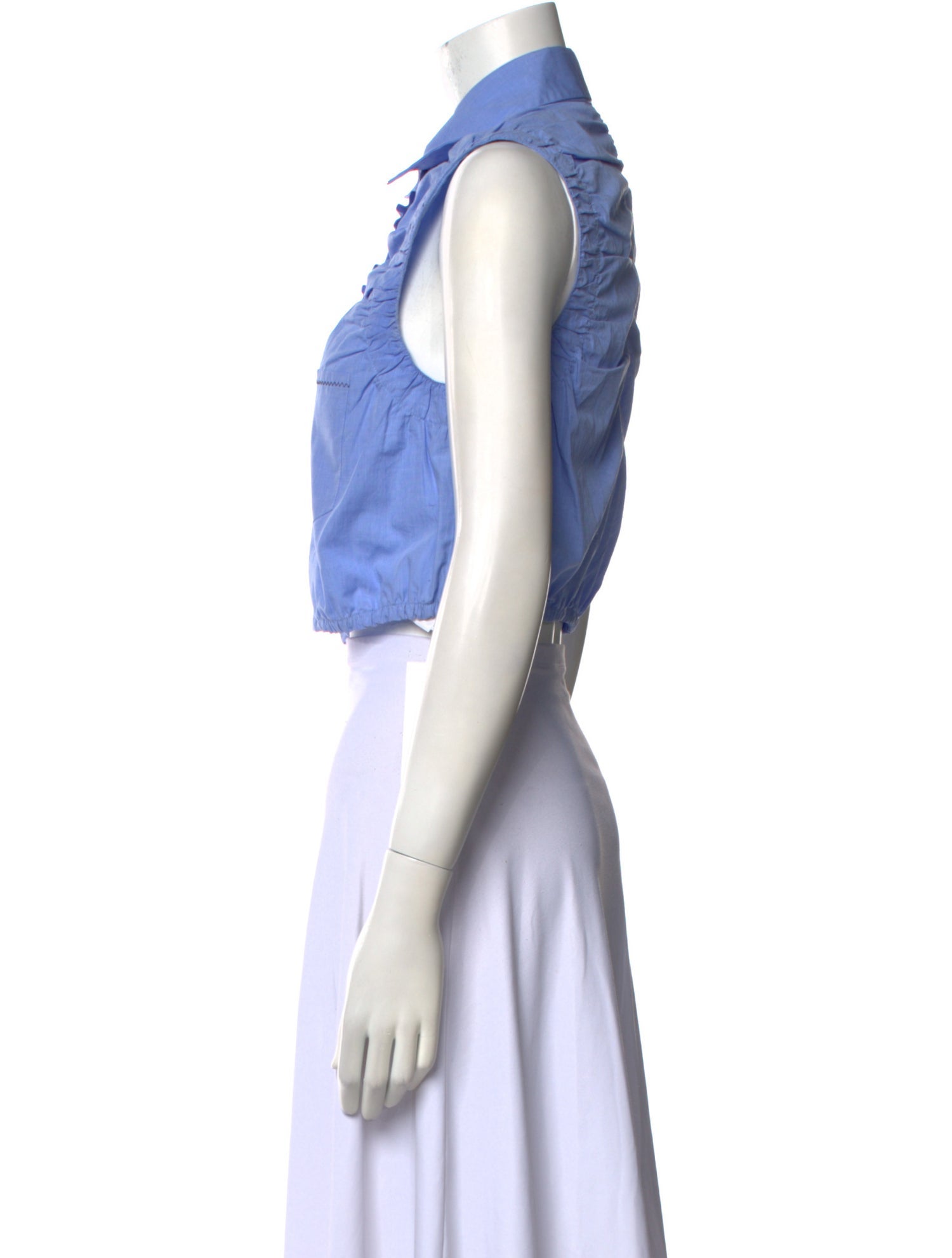 Sandro Sleeveless Crop Top