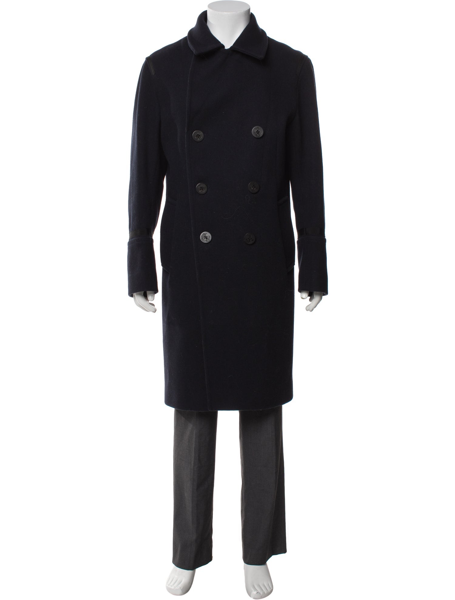 Sandro Wool Peacoat
