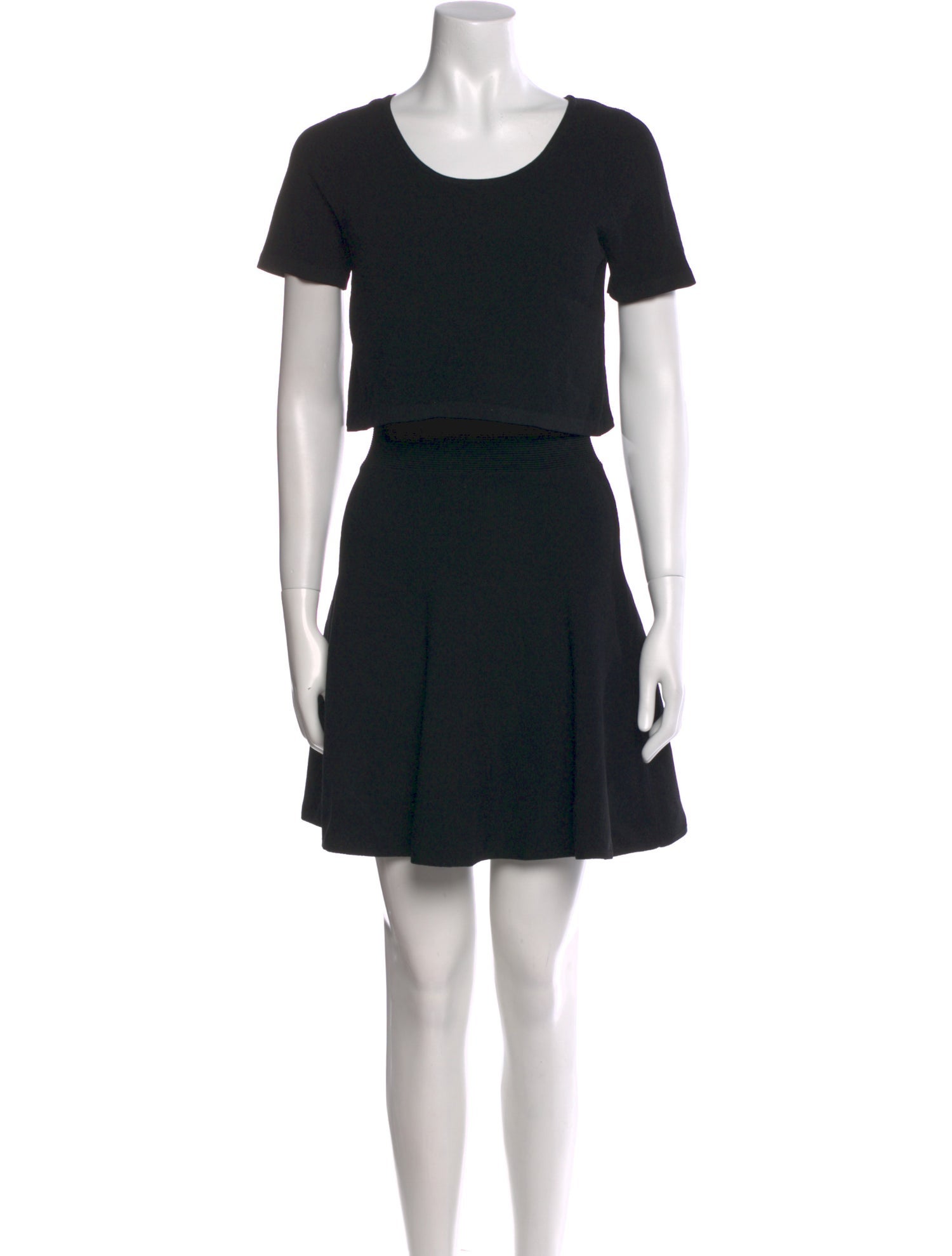 Sandro Shearling Mini Dress