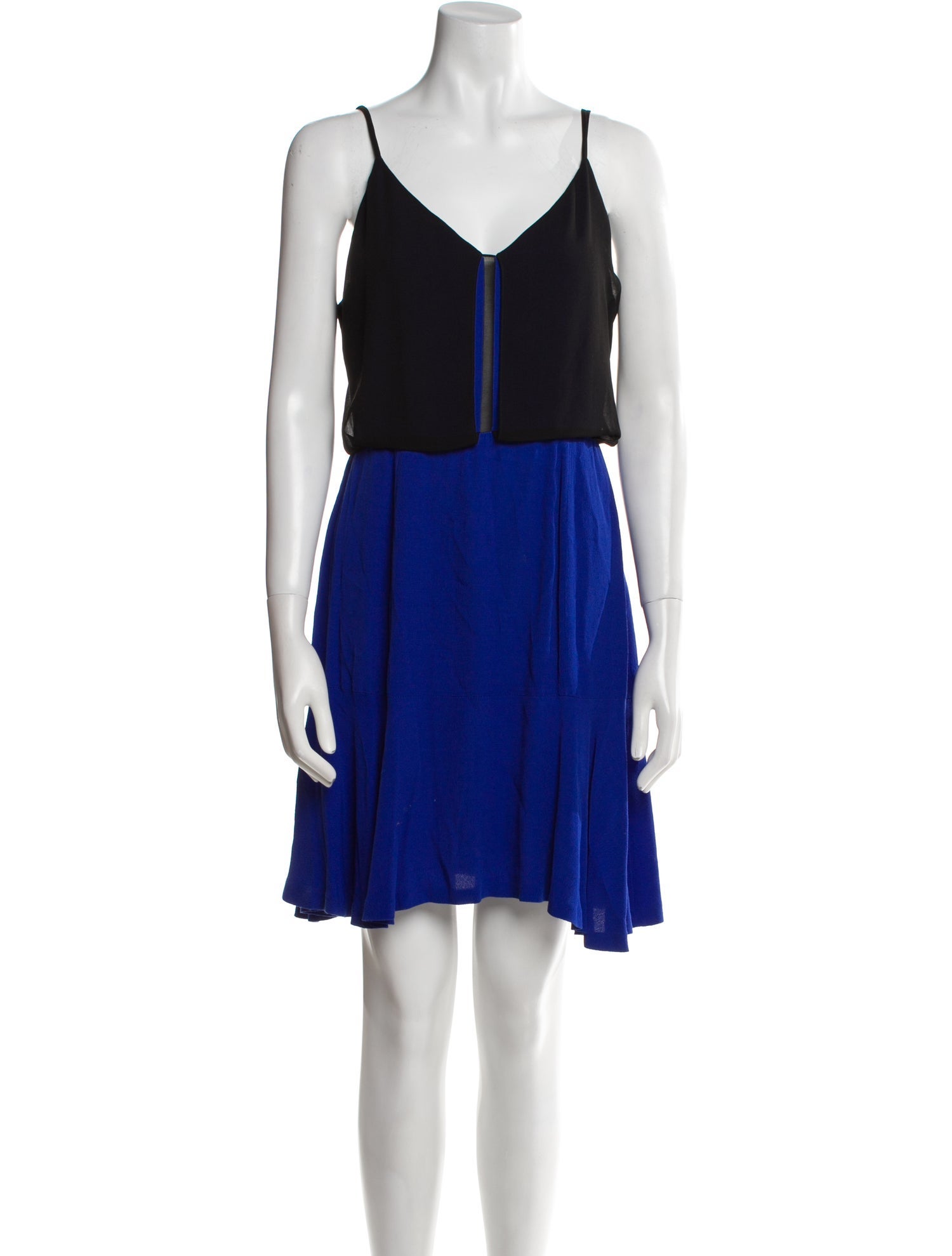 Sandro Colorblock Pattern Mini Dress