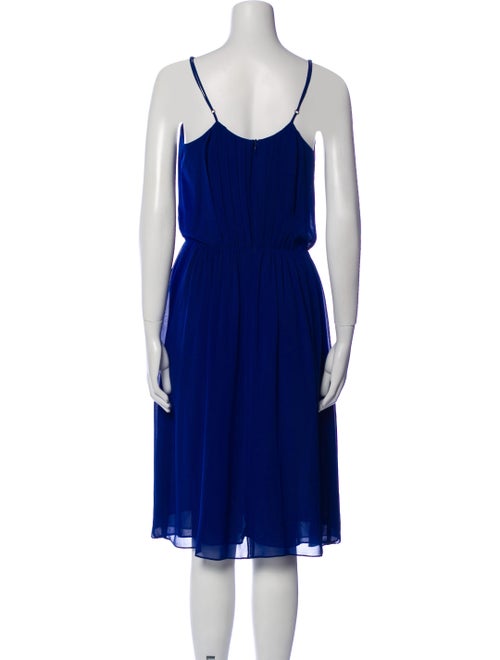 Sandro Scoop Neck Midi Length Dress