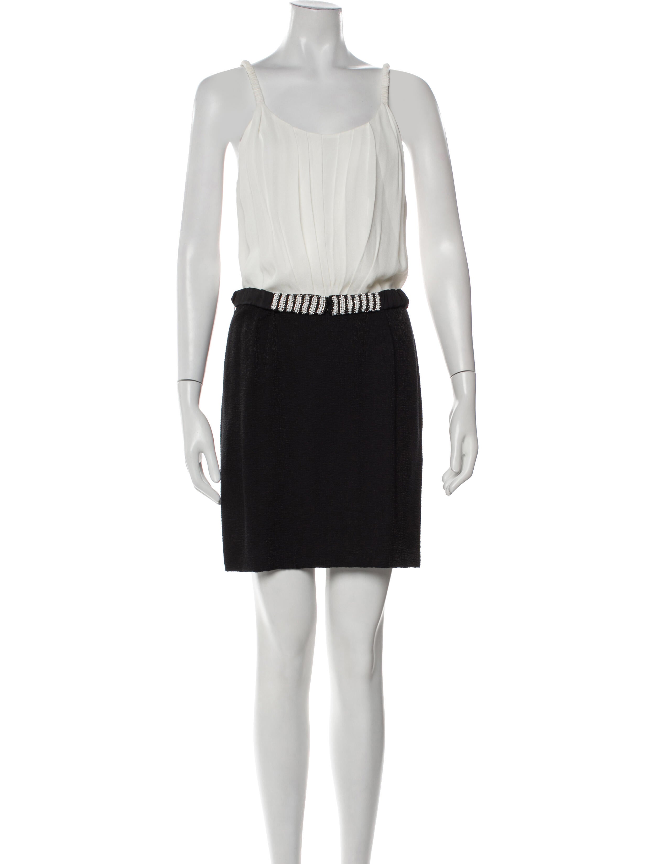 Sandro Scoop Neck Mini Dress