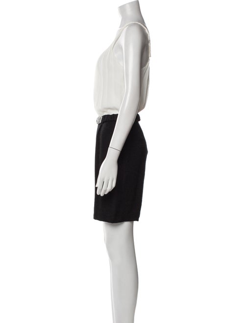 Sandro Scoop Neck Mini Dress