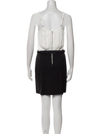 Sandro Scoop Neck Mini Dress