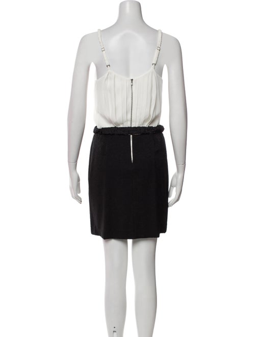 Sandro Scoop Neck Mini Dress