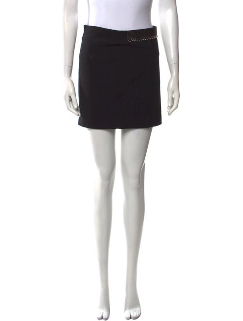 Sandro Chain-Link Accents Mini Skirt